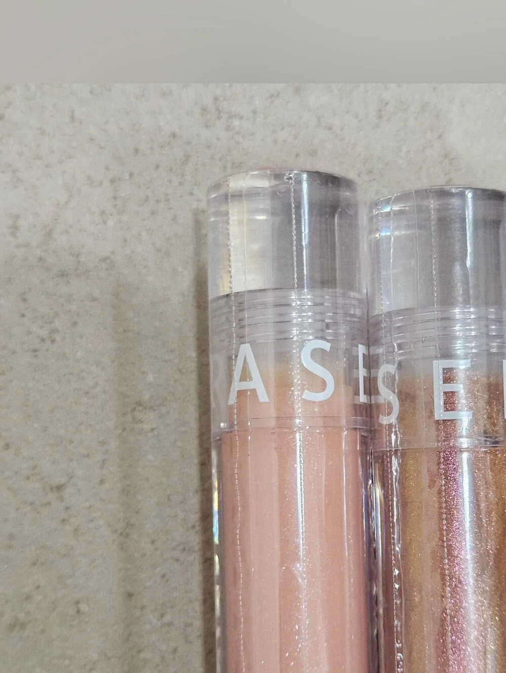 Sephora GLOSSED Lip Gloss Set - Iridescent White, Pale Pink, Gold, Coral, Peach